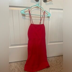 Red zara dress! Size xs